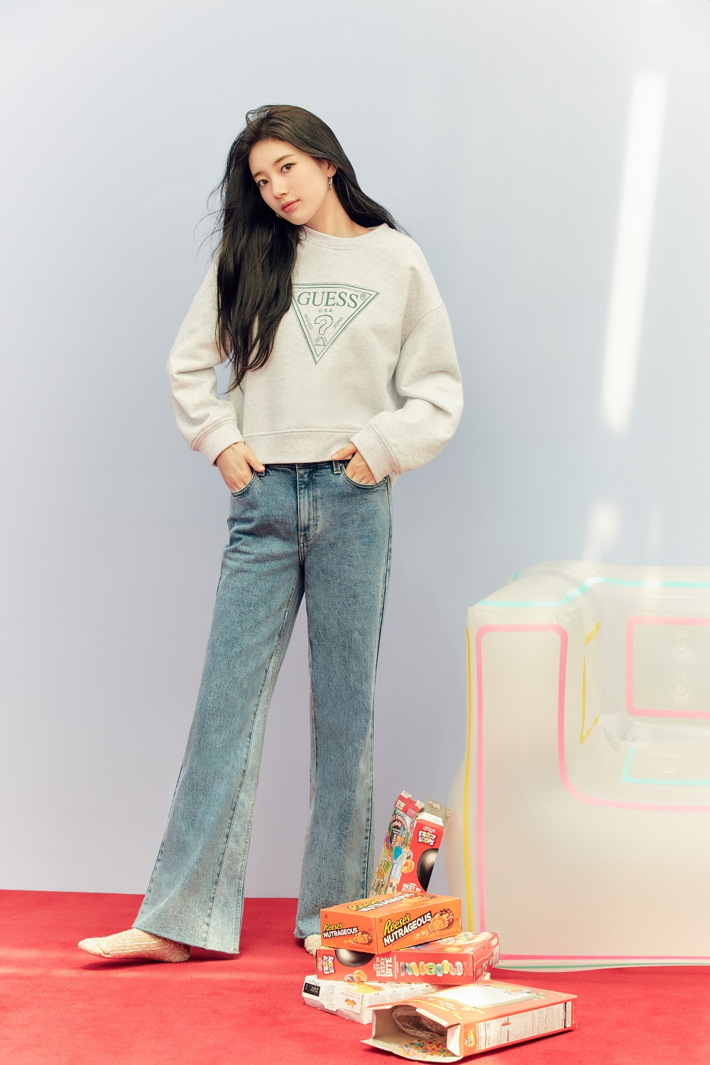 가수 겸 배우 수지/사진제공=게스(GUESS)