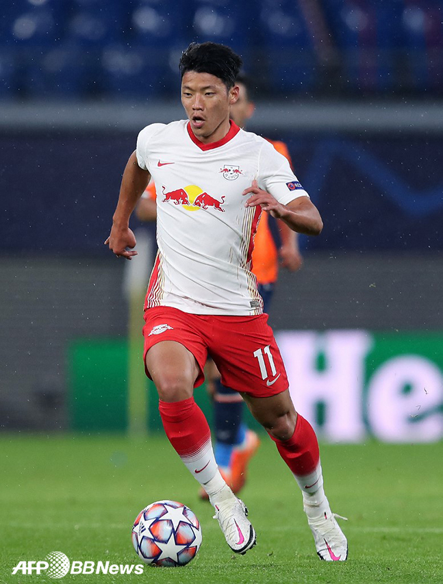 라이프치히 황희찬. /AFPBBNews=뉴스1