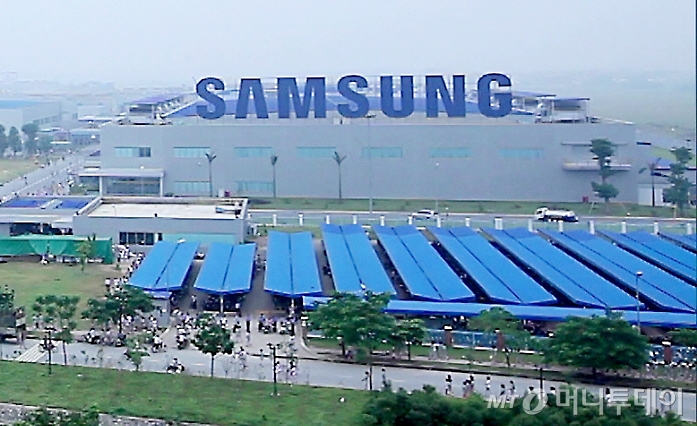 베트남 하노이 북부 박닌성에 위치한 삼성전자 스마트폰 생산 공장. /사진 제공=삼성전자