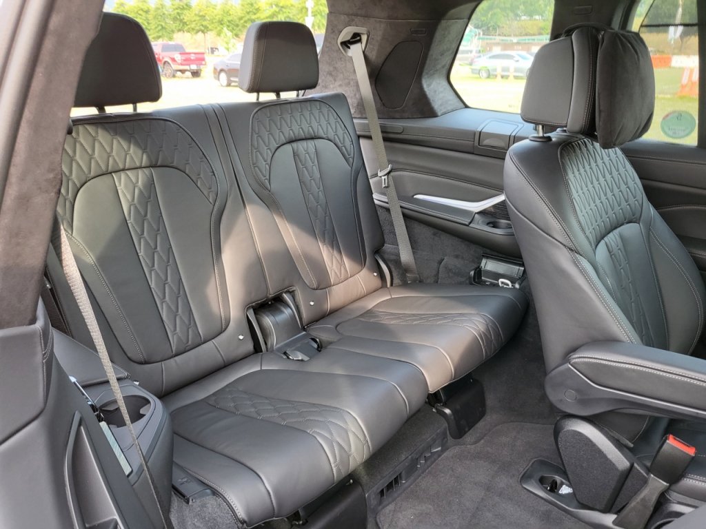 BMW X7 40i M spt 3열 내부/사진=이강준 기자