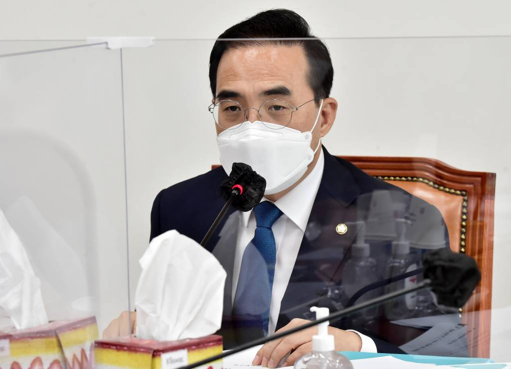 지난 7월20일 서울 여의도 국회에서 열린 예산결산특별위원회 2021년도 제2회 추경 예산안 등 조정소위원회에서 당시 박홍근 위원장이 발언하고 있다. / 사진제공=뉴시스