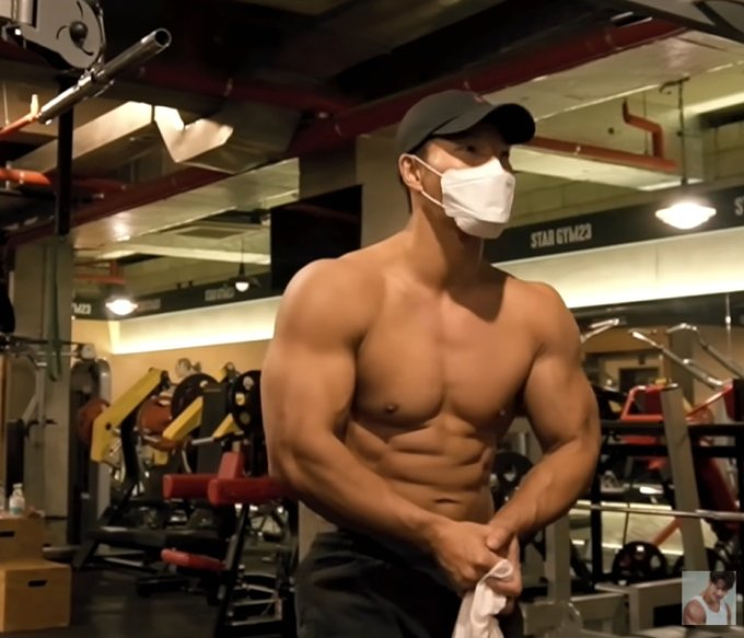 가수 김종국/사진=유튜브 채널 '김종국 GYM JONG KOOK'