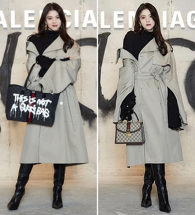 배우 한소희/사진=발렌시아가(Balenciaga)