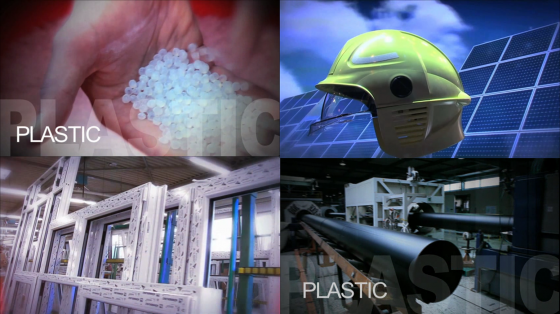 ▲ 플라스틱 재료인 PVC로 제작된 다양한 제품들