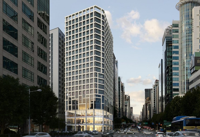 SK디앤디가 공급하는 에피소드 강남 262 건물 전경. /사진제공=SK디앤디