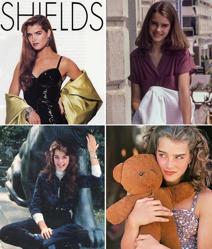 할리우드 배우 브룩 쉴즈의 과거 사진들./사진=브룩 쉴즈 인스타그램