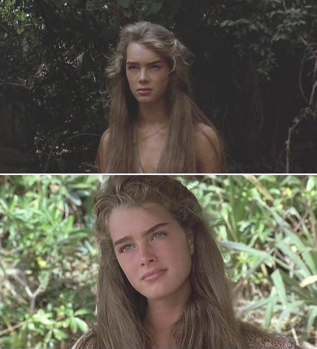 영화 '블루 라군' 속 브룩 쉴즈의 모습/사진=영화 '블루 라군' 스틸컷