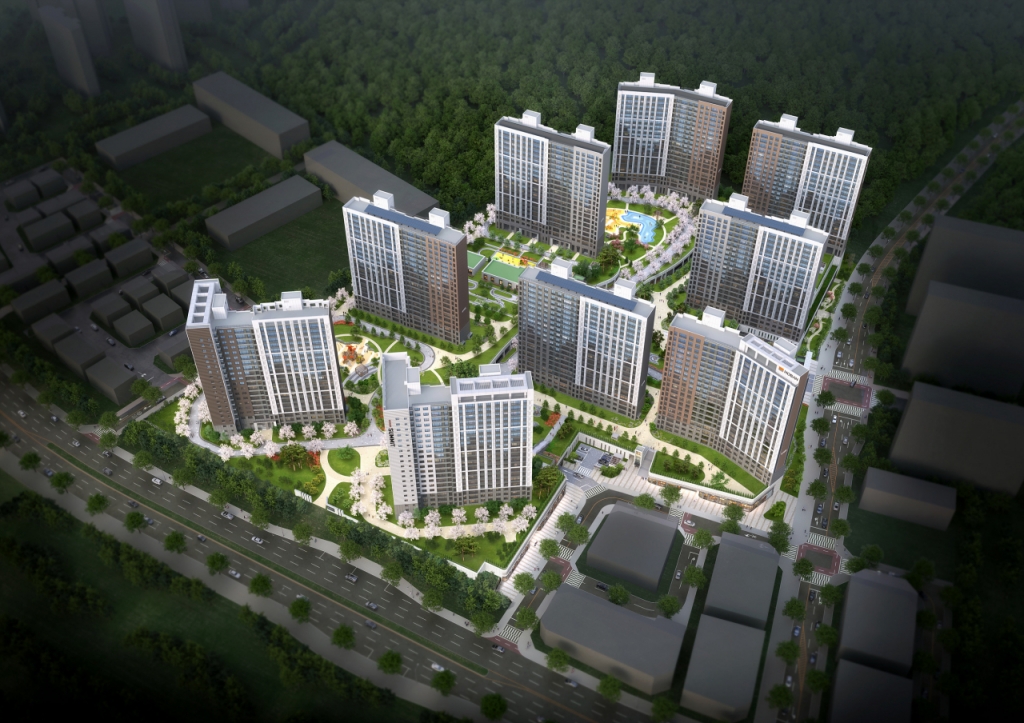 호반건설, 동탄2신도시 '호반써밋 동탄' 견본주택 개관 - 머니투데이