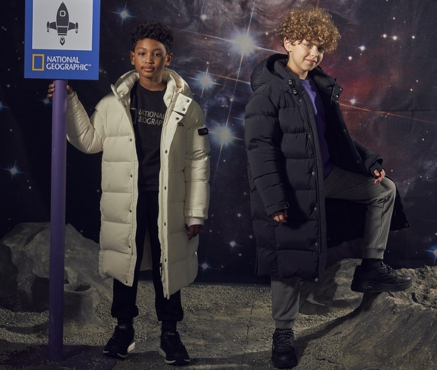 내셔널지오그래픽키즈 카이만 프로 RDS 구스 다운 패딩/사진=내셔널지오그래픽 어패럴