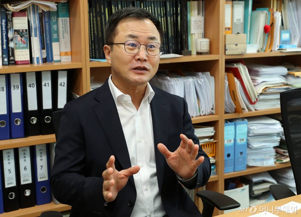 이창우 큐로젠 대표 인터뷰 /사진=김휘선 기자 hwijpg@