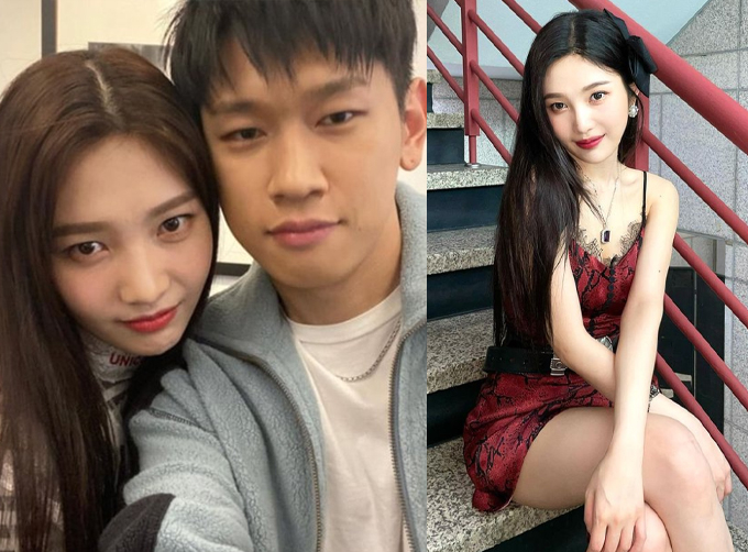 그룹 레드벨벳 조이, 가수 크러쉬/사진=조이 인스타그램