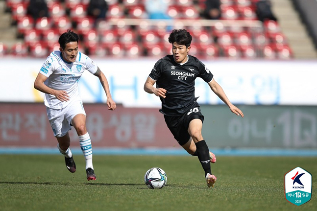 성남FC 박태준. /사진=한국프로축구연맹