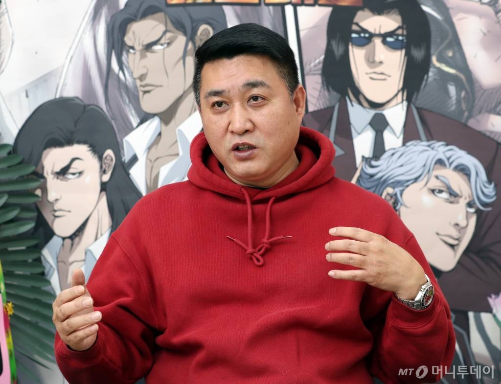 김성모 만화가 인터뷰 /사진=안양(경기)=이기범 기자 leekb@