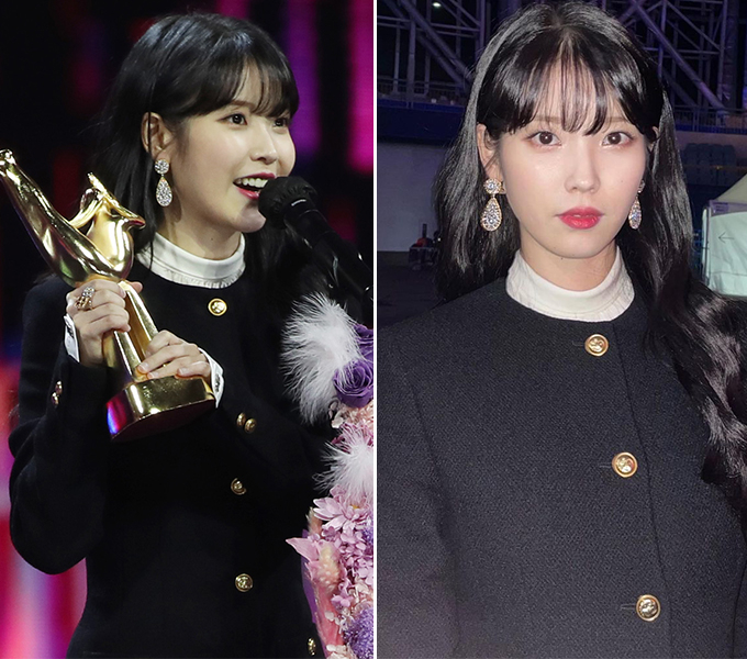 가수 겸 배우 아이유/사진=골든디스크 어워즈 사무국 아이유 인스타그램