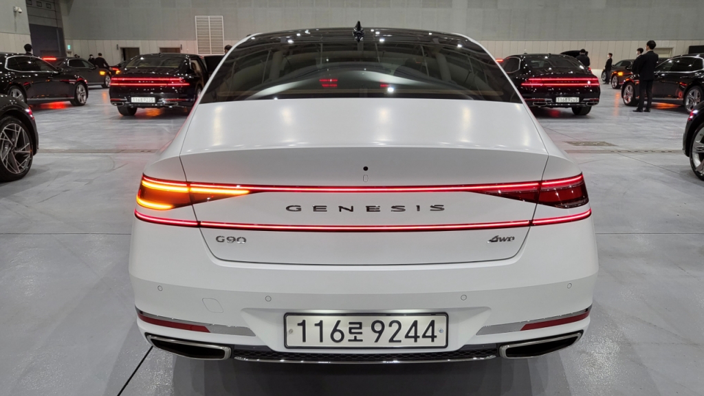 제네시스 G90 후면부/사진=이강준 기자
