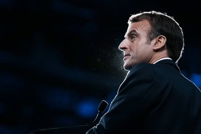 [파리=AP/뉴시스] 에마뉘엘 마크롱 프랑스 대통령