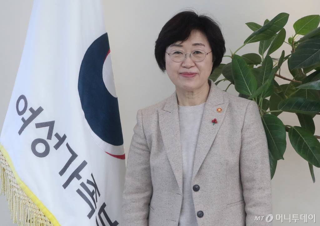 정영애 여성가족부 장관 /사진=홍봉진기자 honggga@