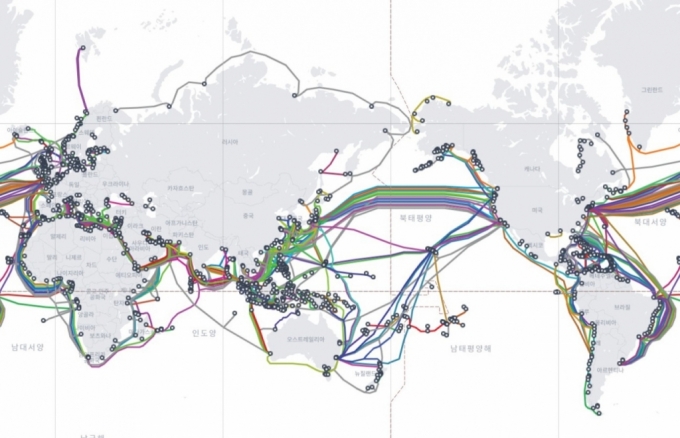 /사진=submarinecablemap