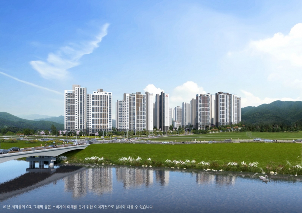 '힐스테이트 몬테로이' 내달 분양…"3700가구 용인 미니신도시급 ...