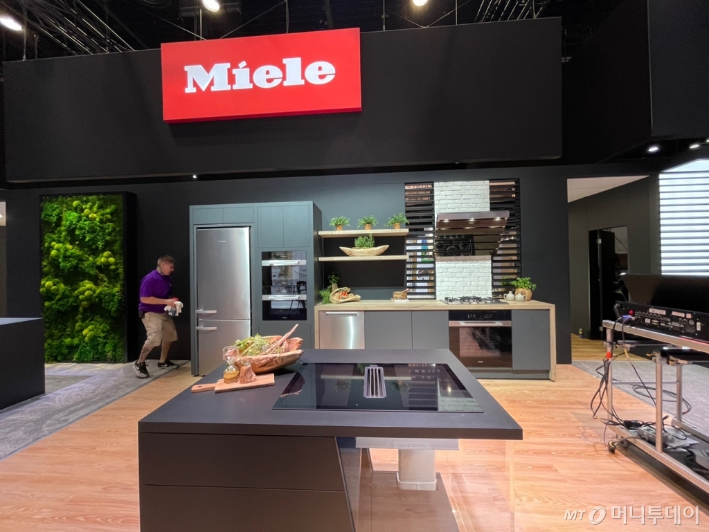 KBIS 2022 밀레 전시 부스 /사진=임동욱 특파원