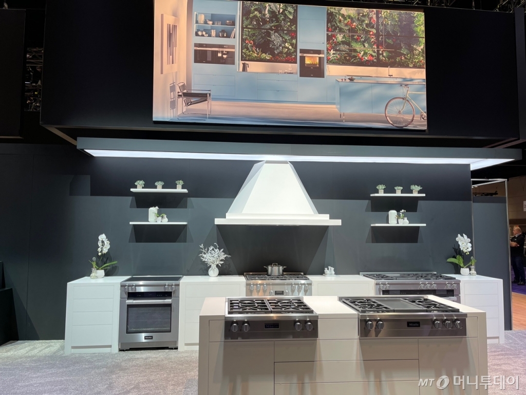 KBIS 2022 밀레 전시 부스 /사진=임동욱 특파원