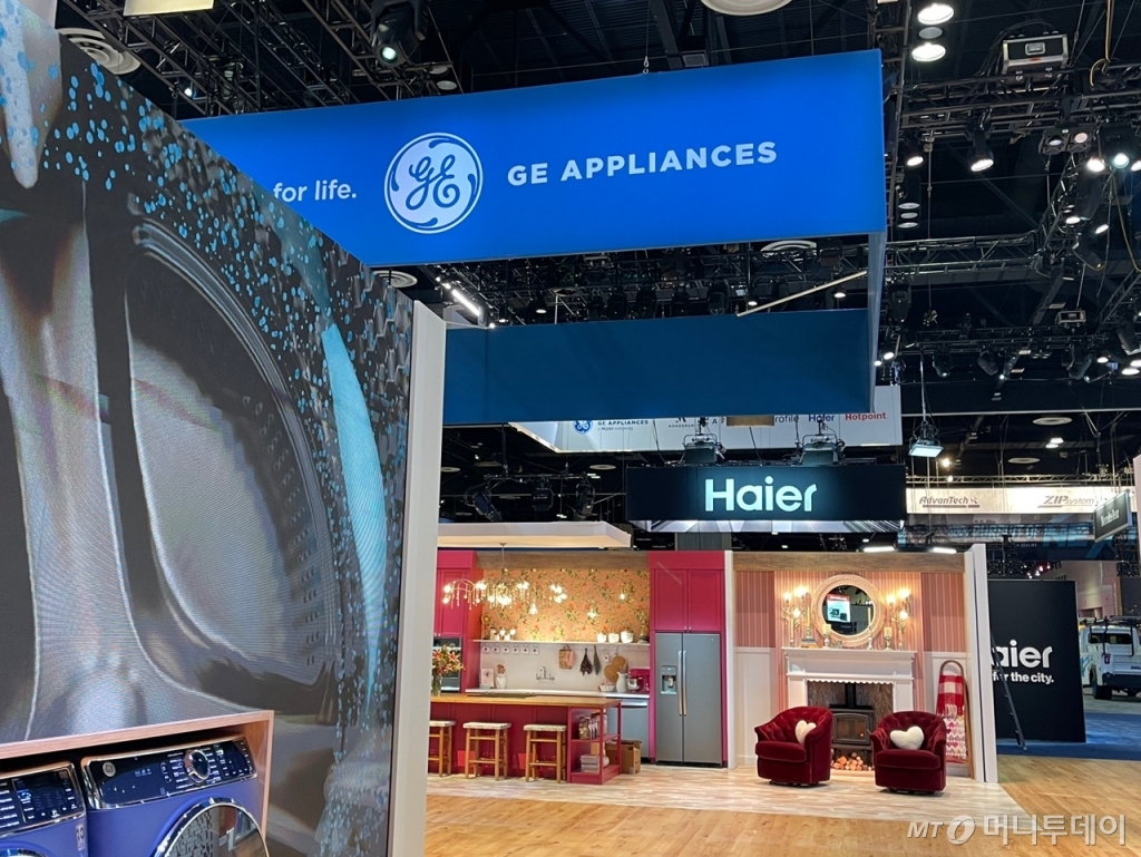 KBIS 2022 제너럴 일렉트릭 부스 /사진=임동욱 특파원