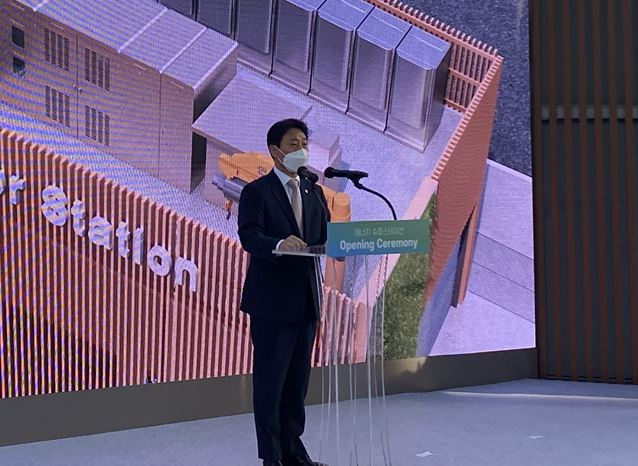 박기영 산업통상자원부 차관이 인삿말을 하고 있다./사진=우경희 기자