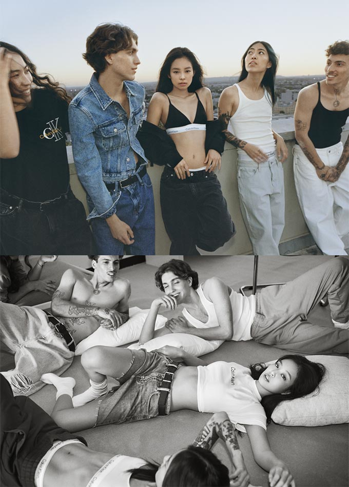 그룹 블랙핑크 제니/사진제공=캘빈클라인