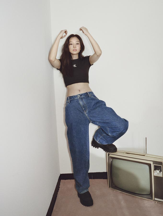 그룹 블랙핑크 제니/사진제공=캘빈클라인