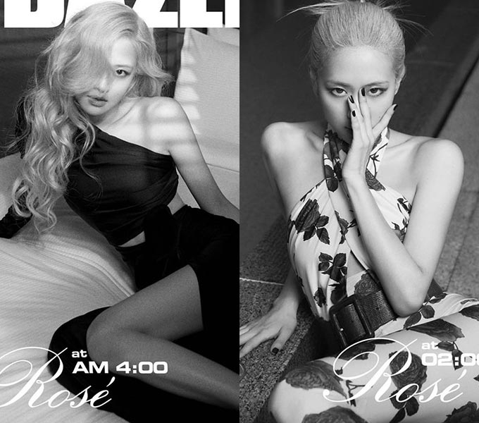 그룹 블랙핑크 로제가 장식한 패션 매거진 '데이즈드' 커버 화보/사진=로제 인스타그램