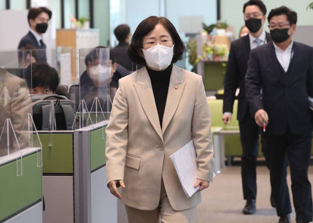 [세종=뉴시스] 강종민 기자 = 조성욱 공정거래위원장. 2022.02.22.