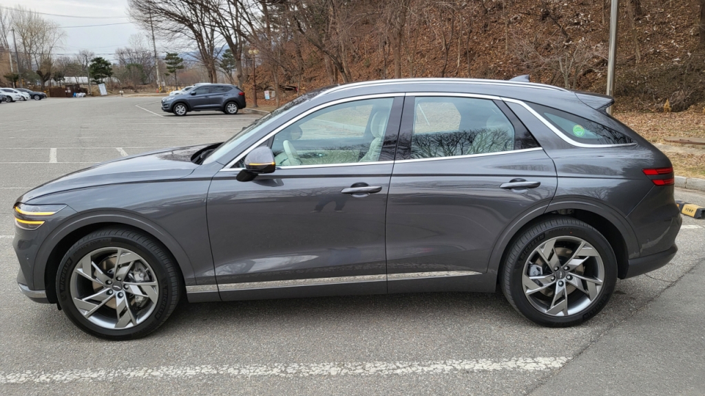 제네시스 GV70 전동화 모델/사진=이강준 기자