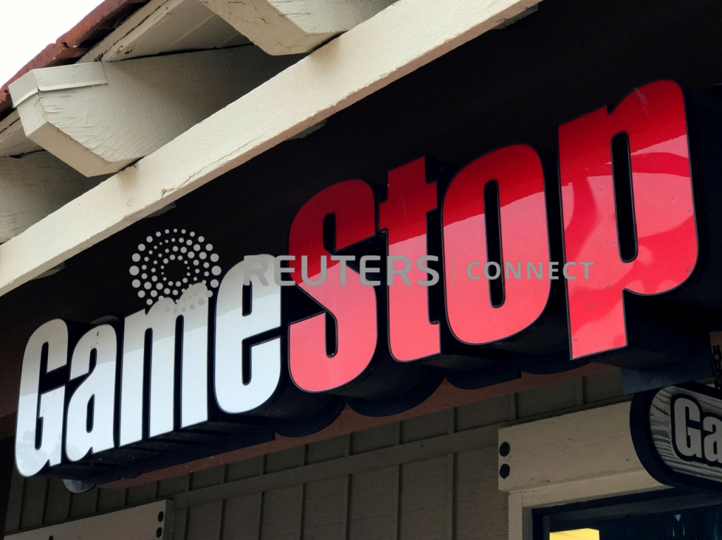 A GameStop Inc. store is shown in Encinitas, California, U.S., May 24, 2017. REUTERS/Mike Blake