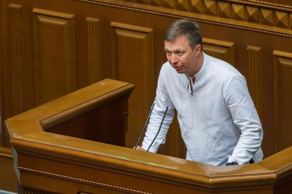 국회에서 연설하고 있는 안드레이 니콜라이엥코 국회의원. /사진제공=안드레이 니콜라이엥코