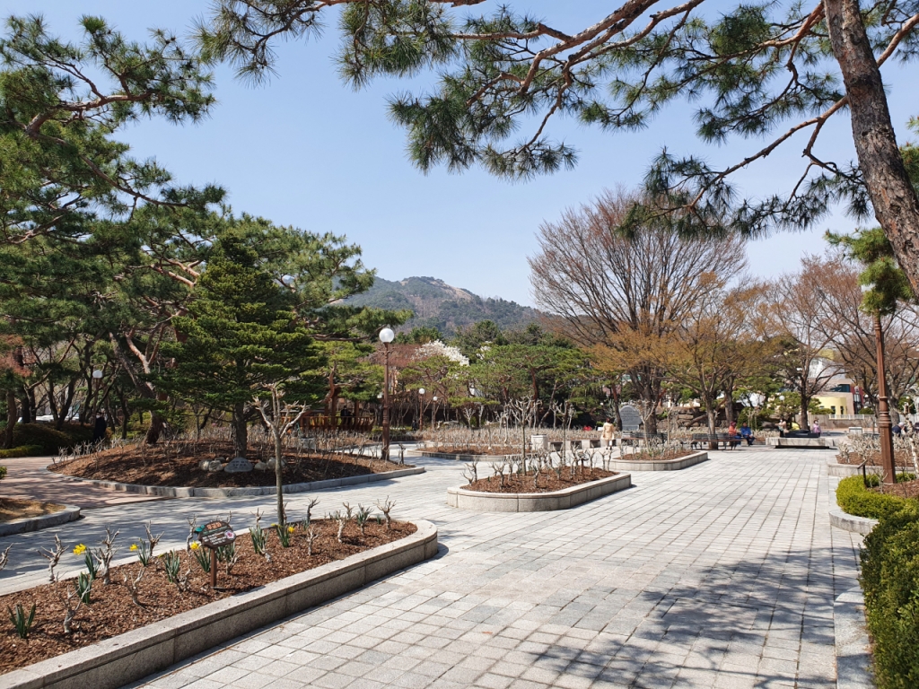 6일 서울 종로구 궁정동 무궁화동산 전경. /사진=강주헌 기자