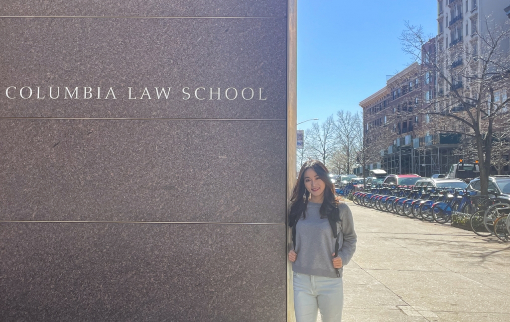 깁 변호사는 미국 콜롬비아 로스쿨에서 법학석사(LL.M) 과정을 이수하고 있다. /사진제공=김현정 변호사