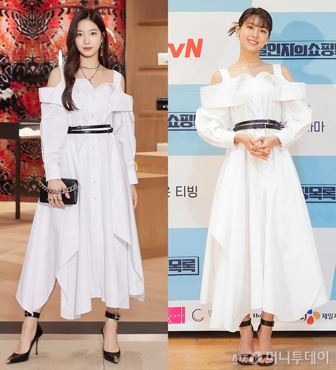 그룹 르세라핌 카즈하, 그룹 AOA 출신 배우 설현/사진제공=알렉산더 맥퀸(Alexander McQueen), tvN