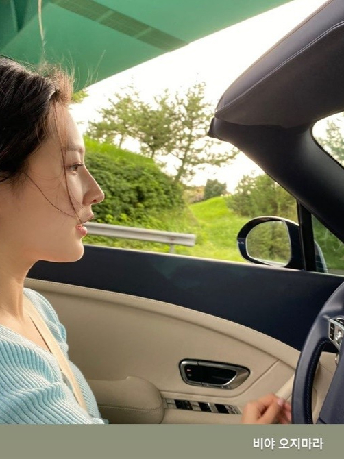 지난해 7월 김새론이 자신의 인스타그램 스토리에 게재한 사진. /사진=김새론 인스타그램 캡처