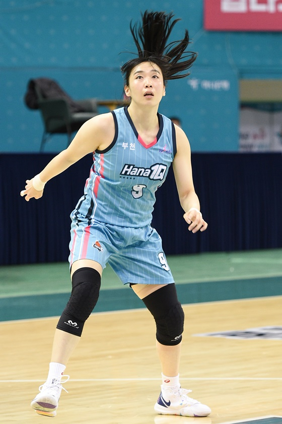 부천 하나원큐 시절 백지은. /사지=WKBL