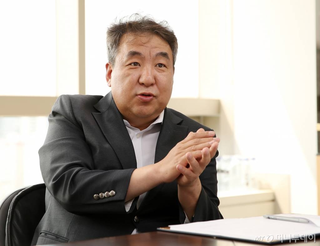 이동범 한국정보보호산업협회장 인터뷰 /사진=김휘선 기자 hwijpg@