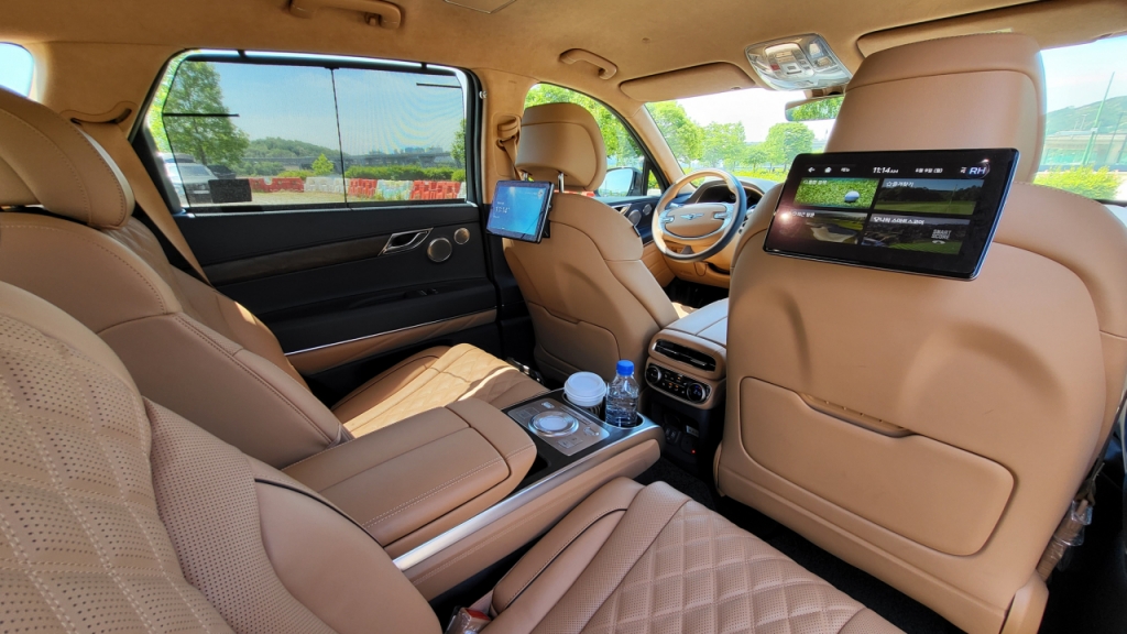 제네시스 2022 GV80 6인승 모델/사진=이강준 기자