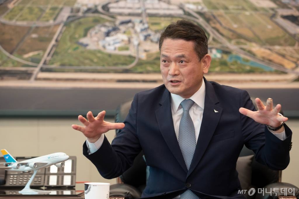 김경욱 인천국제공항공사 사장 인터뷰 /사진=인천=이기범 기자 leekb@