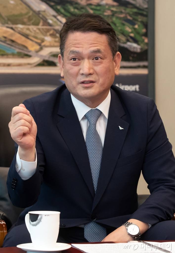 김경욱 인천국제공항공사 사장 인터뷰 /사진=인천=이기범 기자 leekb@