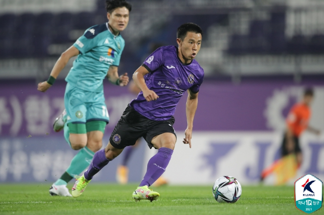 FC안양 심동운. /사진=한국프로축구연맹