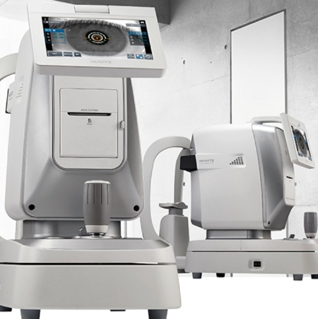 휴비츠의 자동검안기. /사진제공=휴비츠