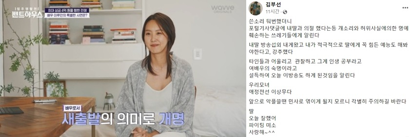 /사진=채널A '입주쟁탈전: 펜트하우스', 김부선 페이스북