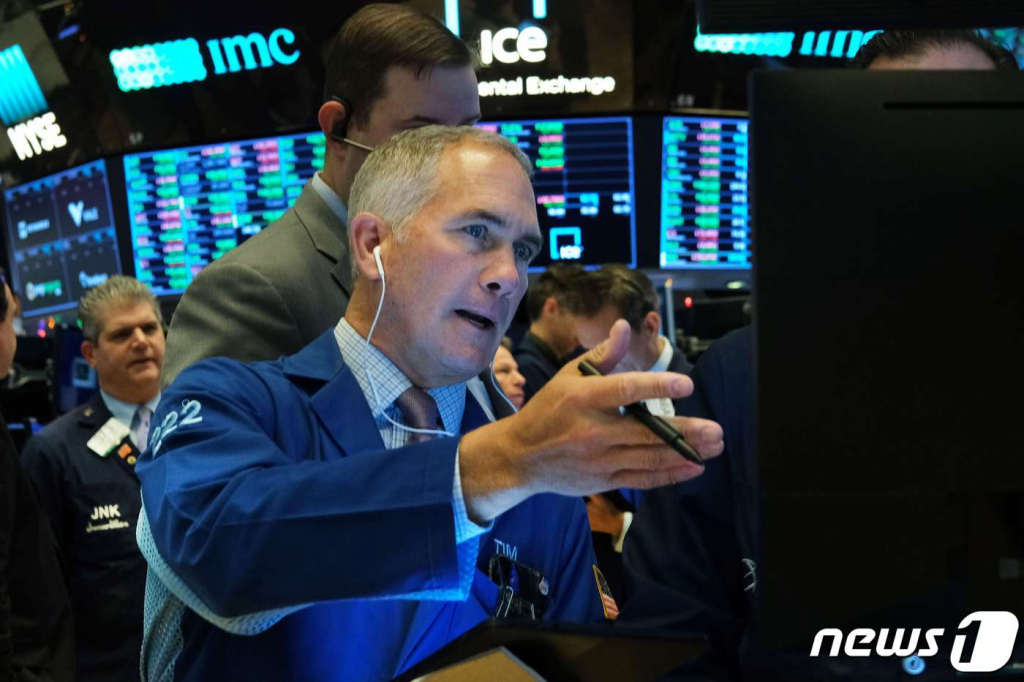 (뉴욕 AFP=뉴스1) 우동명 기자 = 뉴욕증권거래소 ? AFP=뉴스1  