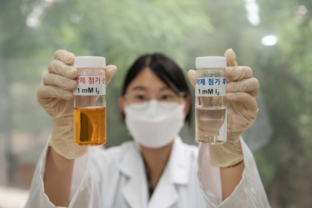 한국원자력연구원 연구팀이 '방사성 요오드' 핵종만 선택적으로 제거하는 기술을 개발했다. / 사진제공=한국원자력연구원
