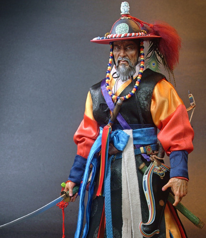 당당한 체구가 인상적인 김세랑 작가의 이순신 장군 미니어처/사진=김세랑 홈페이지