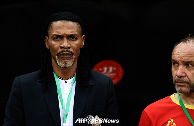 리고베르 송 카메룬 축구대표팀 감독. /AFPBBNews=뉴스1